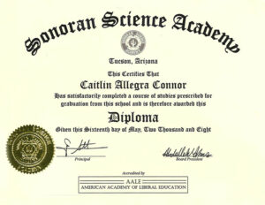 Sonoran Science Academy Award